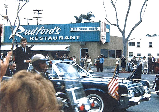 On June 6, 1963, President John F. Kennedy was riding in his black Lincoln bubbletop convertible eastward along El Cajon Boulevard toward San Diego State, where he was to deliver the commencement address.