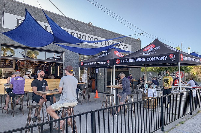 Fall Brewing's so called Punk Rock Patio gives the brewery an outdoor venue this summer, thanks to regulatory relief from the ABC.