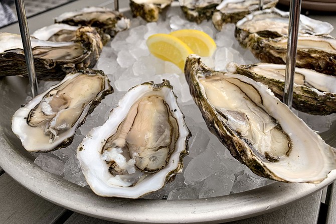 Oysters for a dollar apiece during Monday happy hour at Fort Oak