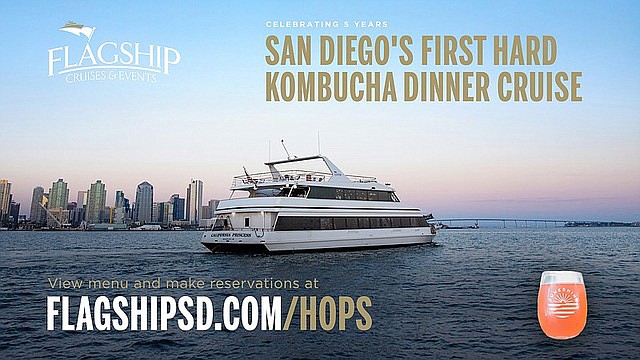 Every Friday night, we host our Hops on the Harbor craft beer dinner cruise, featuring a different San Diego brewery each month.