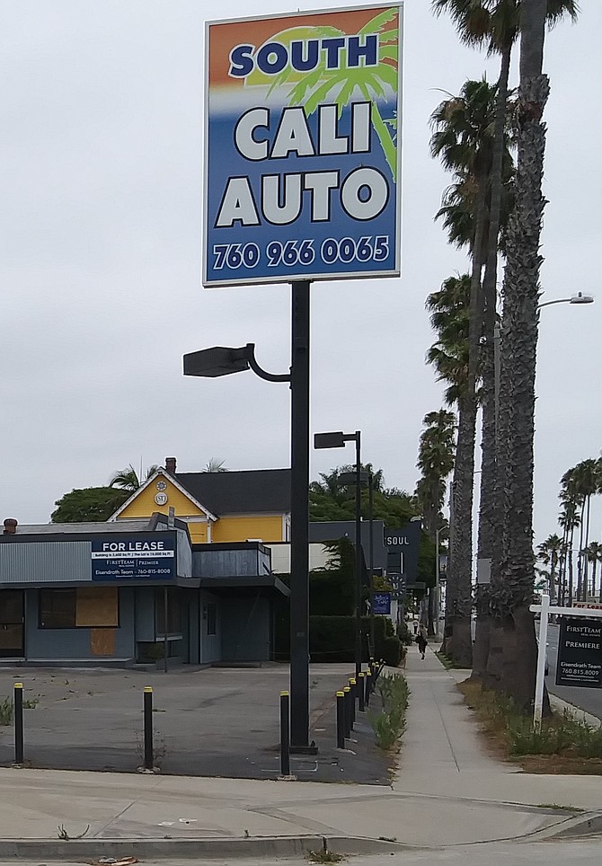 The lot at Washington Street and Coast Highway will not be used to sell used cars again.