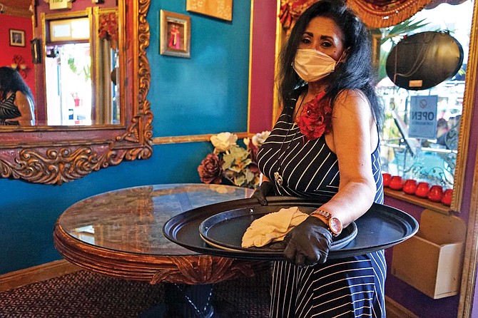 Belynn Gonzales was devastated when the shutdown orders came. She has been running Garcia’s Mexican Restaurant on State Street in Carlsbad’s historic “village” since 1979.
