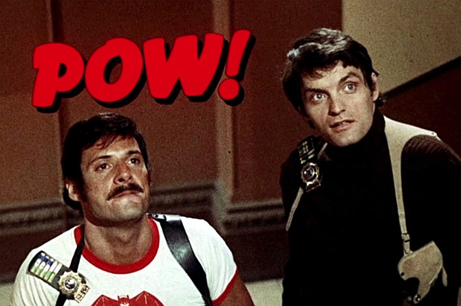 The Super Cops: Ron Liebman and David Selby star as New York’s Finest real-life Batman and Robin replicas.