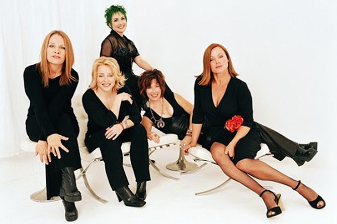 The Go-Gos rock that middle-aged punk look.