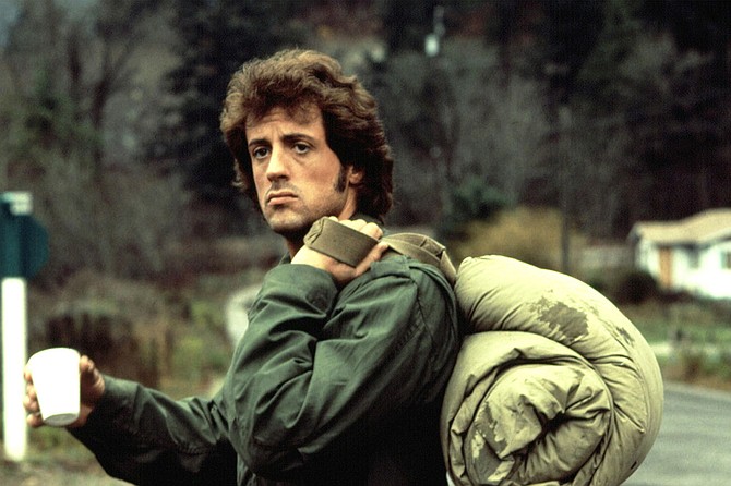 First Blood: John Rambo draws second blood in First Blood.