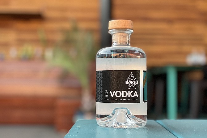 Vodka produced from out of code beer by Barrio Logan craft distiller ReBru Spirits.