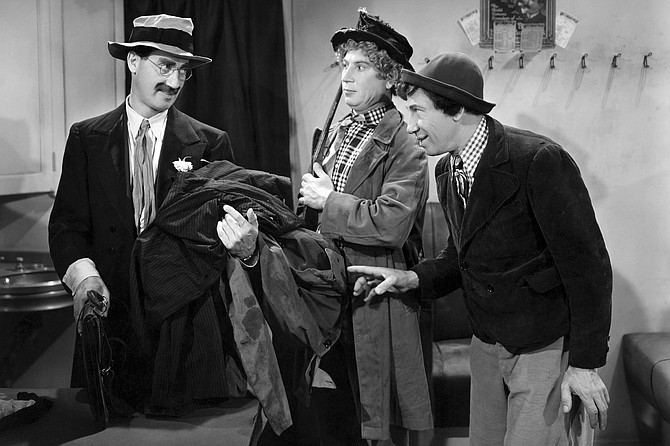 The Big Store: Laughs in store with Groucho, Harpo, and Chico Marx.