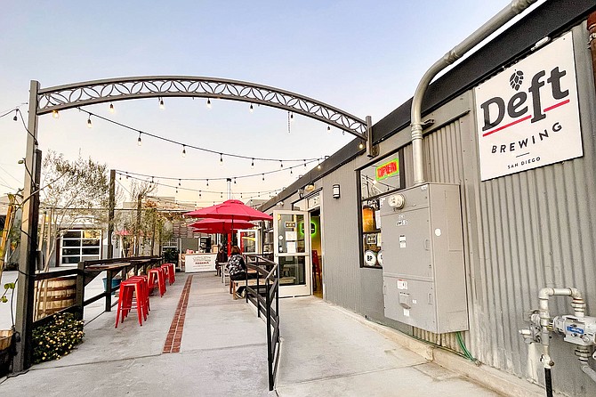 Deft Brewing shares a patio with Lost Cause Meadery, yet only one of the booze businesses must serve food with its drinks.