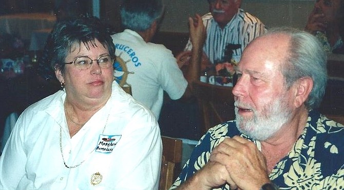 Mary Ann and her husband, Oct. 2000. “Mary Ann was left pretty much impoverished when her husband died a few years back.”