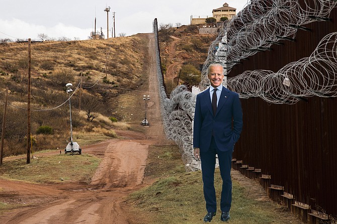 A giant-sized Biden animatronic stationed on the Mexican side of the border well plays a recorded message that welcomes “brave men and women seeking a better life,” before explaining that the newly installed concertina wire is there to protect them from “the dangers involved in unprotected travel through the desert,” as well as “the threat posed by predatory human traffickers." The Bidenbot then instructs the “pilgrim travelers" to visit the “safe, legal, and soon-to-be-functional” immigration centers in Tijuana before thanking them for their interest in the United States, assuring them that they are exactly the sort of people that the United States wants and needs right now, and playing a recording of “Despacito."