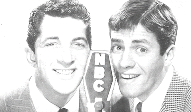 Dean Martin and Jerry Lewis in the beginning