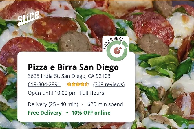 Pizza e Birra page on SliceLife.com