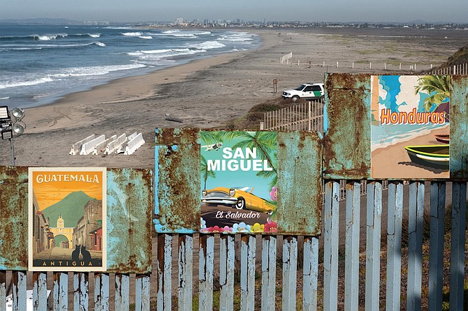 One prong of the operation involves placing vintage travel posters along the border wall in an effort to get migrants from the Northern Triangle to reconsider the virtues of the places they have left behind. Says Turnback, “I look at these images and think, ‘Who wouldn’t want to live there?’ It’s like the song says: you never know what you’ve got til it’s gone,’ or at least until it’s 1600 miles behind you. Sure, there are troubles, but you know what? You can’t get away from your troubles by running. Or walking, for that matter. You’ve got to stand and face them. Besides, it’s not like we don’t have troubles of our own on this side of the border fence. Sure, everybody wants to come live in a country that elected Joe Biden president, especially after he said they should come during the debates. But this is also a country that elected Donald Trump just five years ago. Clearly, we’ve got some issues, issues that should give anyone pause. Plus, murders are way, way up. So are suicides. You’ve got mass shootings, hate crimes, systemic racism... Sometimes, I’m amazed we even have to make the case for staying at home.”