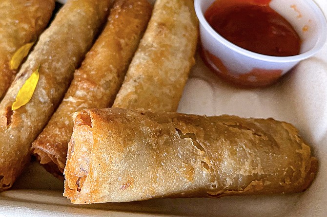 Lumpia is almost always the best thing on the menu, vegan or otherwise.
