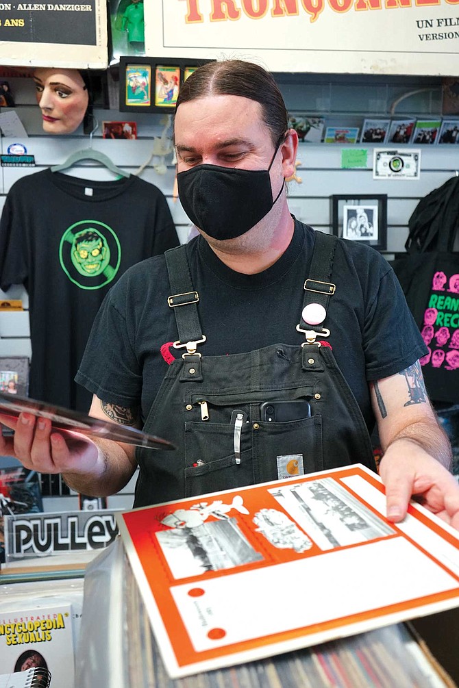 “I’ve been around it so much that I never really saw it go away,” Nicholas Friesen says. “It’s been a constant force in my life that people buy records. But I guess within the last five or ten years it seems as though it’s become more than a weird old hobby, and now everybody’s into it.”