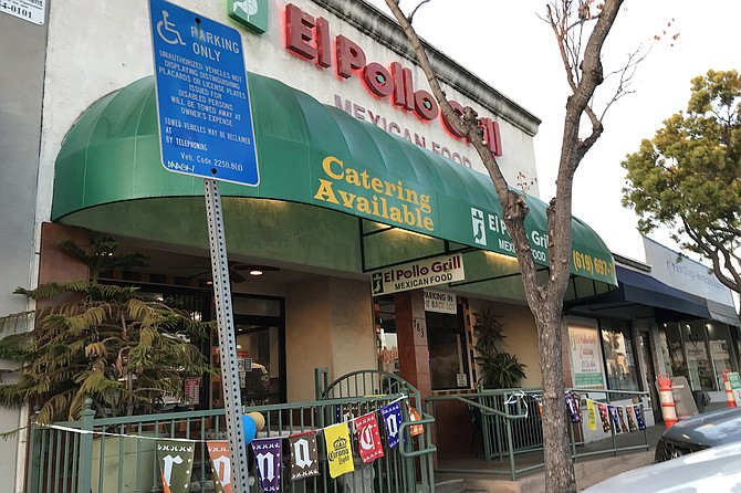 El Pollo Grill on Lemon Grove’s main strip.