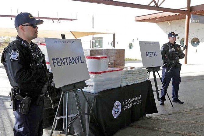 Over 85 percent of total fentanyl seizures happened at San Diego border crossings.