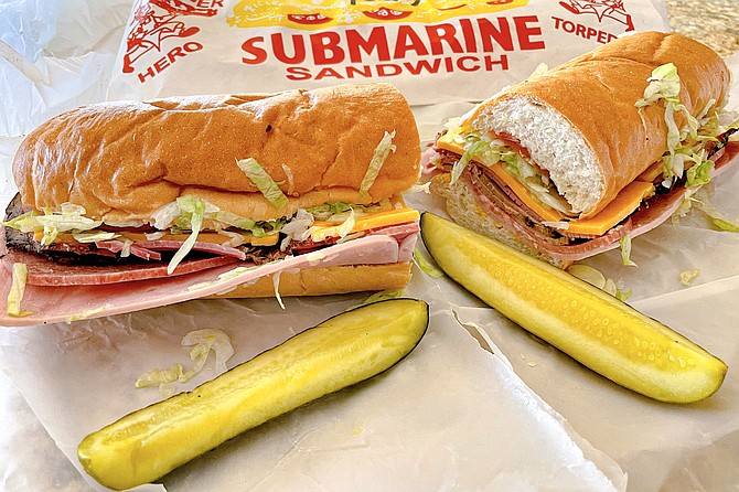 Expect thick slices of meat and cheese on your sandwiches, and thick slices of pickle.