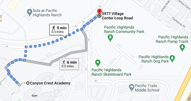Carmel Valley plan will add 29.02 acres of irrigated natural turf field, running track, access drive, parking lots.