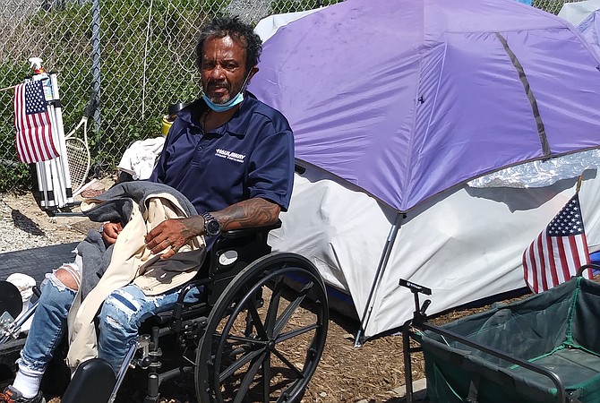 Leon was a stroke victim who..."just fell over and just broke his nose.”