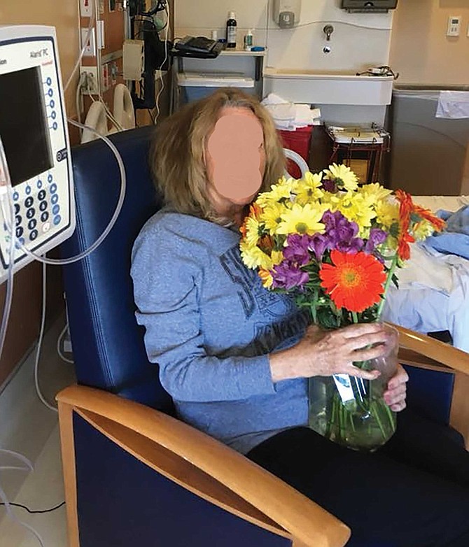 Cindy was in hospital two weeks. She got stitches in her lips, to put her mouth back together. Her neurologist immediately informed her that she could no longer drive, and Cindy had to hand over her drivers license. “I can’t drive at all, I’ve been told.”