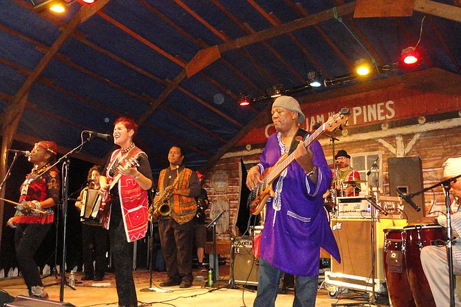 Sharon Katz & The Peace Train perform at Camp Jam in The Pines Festival.