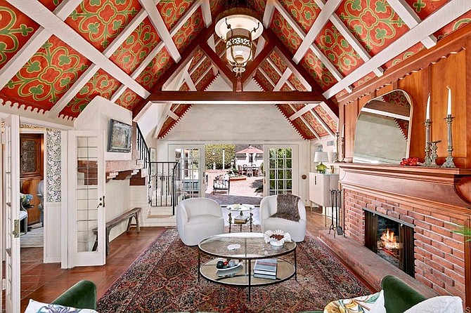 Living room afters suitable for swinging from, as one would expect from a Monkey House.