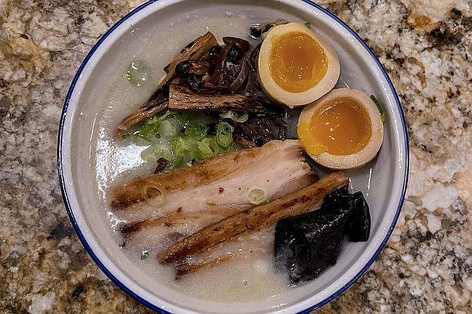 Hakata style tonkotsu ramen from Weapon Ramen