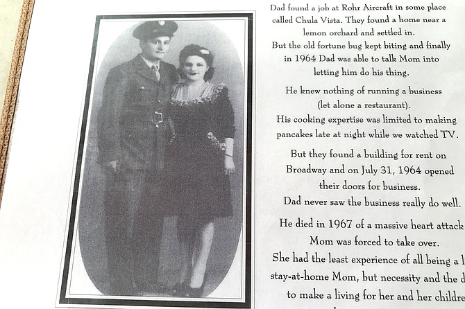 High school sweethearts: Founders Jim and Madeline Spezzano. He was fresh back from the war.