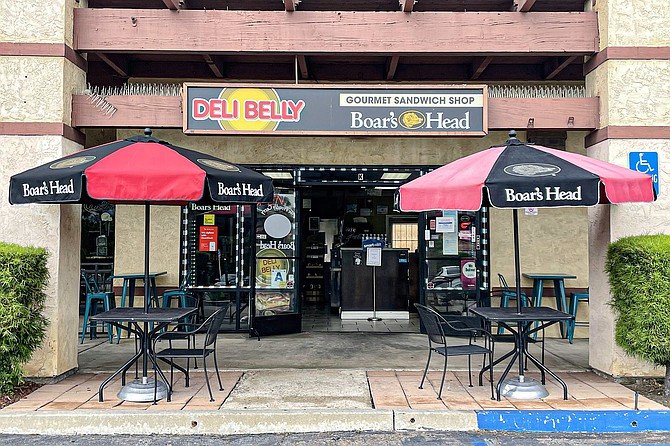 Deli belly's small, original location in Rancho San Diego