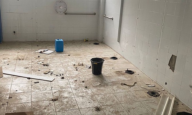 Stolen toilets