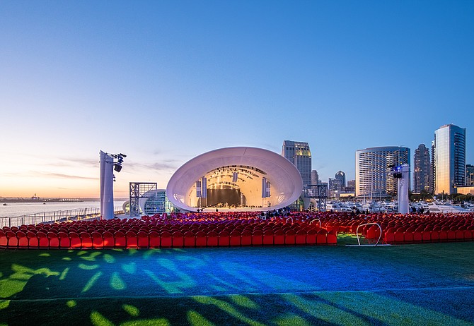 Rady Shell at Jacobs Park. The symphony has raised $98.7 million of $125 million. - Image by Jenna Selby