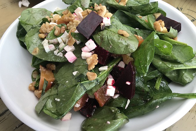 Beats a little tough, but overall, a scrumbo salad.