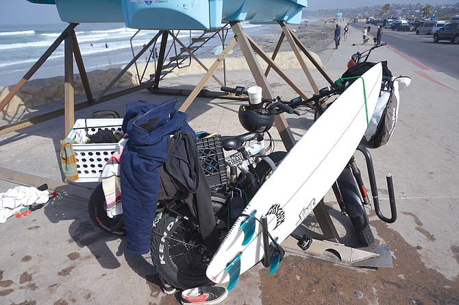 Get to the beach however you can. The payment is being able to surf. Beyond that, it’s all gravy.