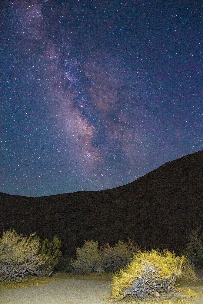 See the Milky Way in Borrego Springs, an international dark sky community.