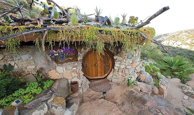 Spend a night in maximum coziness at this enchanted Hobbit House in Ramona.