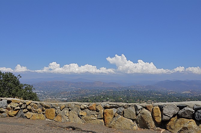 From Mt Helix looking east at thunderheads - Image by DGShots