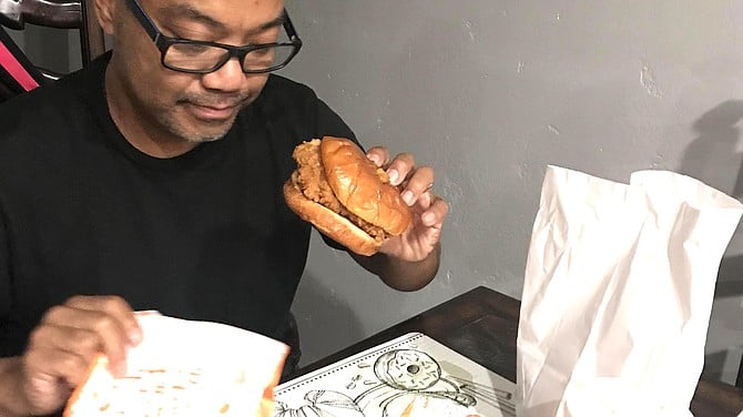 The 699-calorie chicken sandwich was launched in August, 2019.