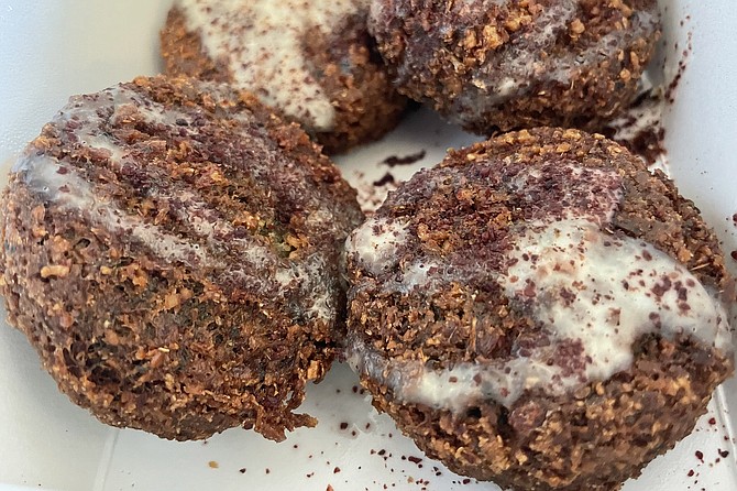 A side of falafel from Wagyu Shawarma Grill