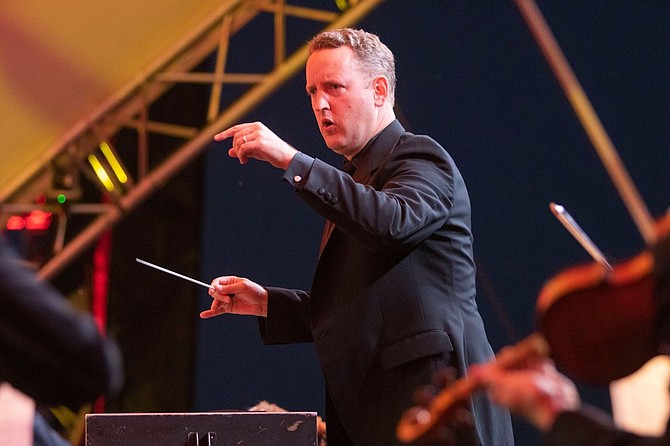 Music director Michael Francis didn't want the fat-man-dancing-a-minuet.