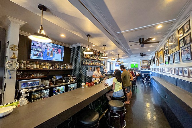 A not so dim bar, with plenty of craft beer and non-Irish spirits