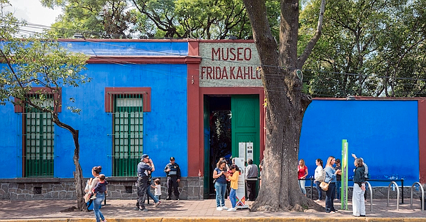 Frida Kahlo house in Mexico City
