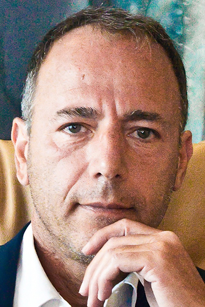 Gerard Guez, denim king, funds Faulconer’s future.