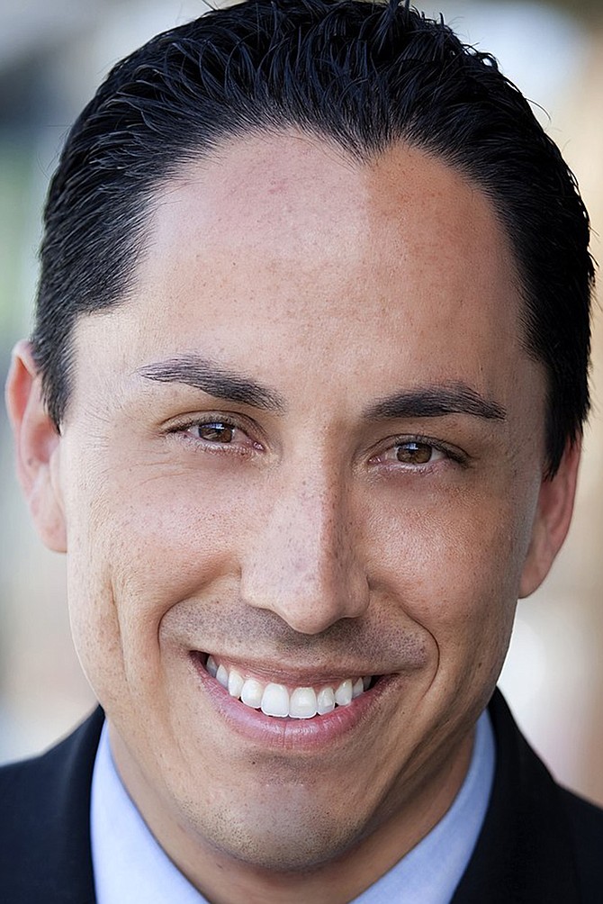 Todd Gloria got some golf goodies as a gift.