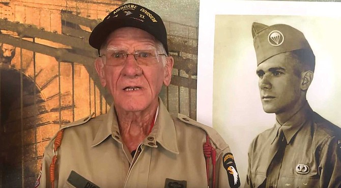 Tom Rice parachuted into Normandy on D-Day in 1944. Seventy-five years later, on June 6, 2019, he marked the anniversary by doing it again — at age 96. A native of Coronado, he still lives there.