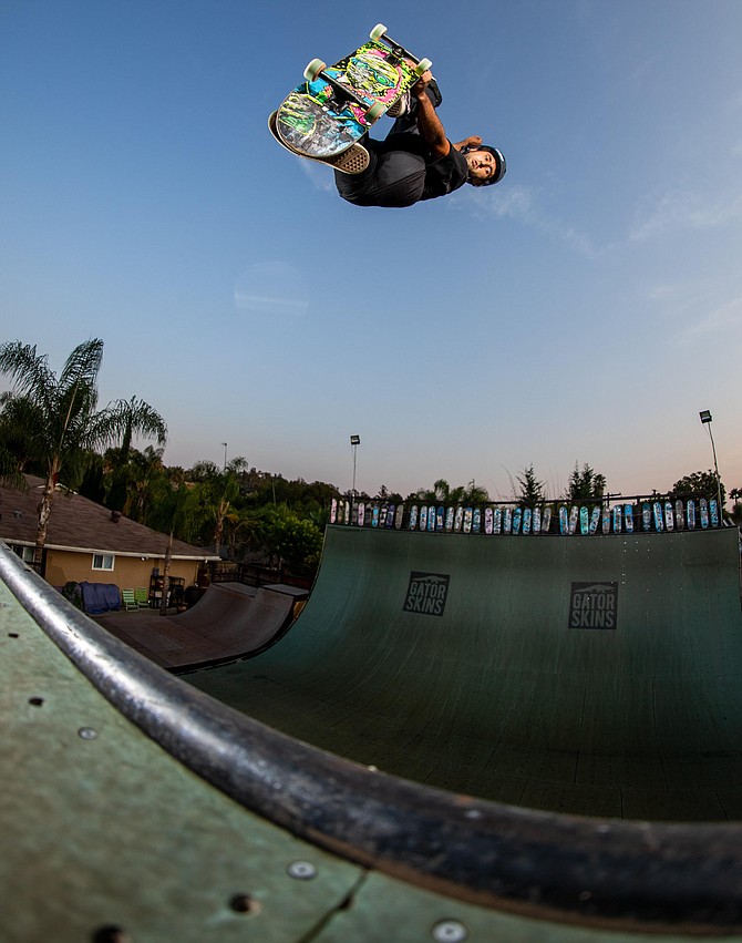 Cortez: "For park skating in Mexico, you can see a difference like in the styles and stuff."
