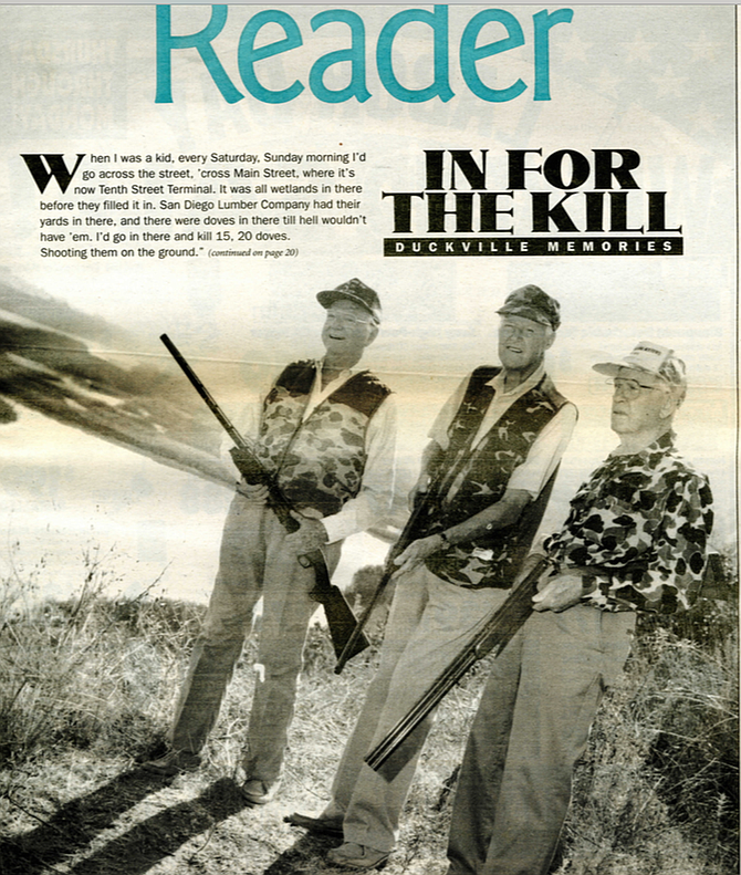 Wilbur Kelley, Ferdinand Fletcher, Nolan Wright at San Elijo Lagoon