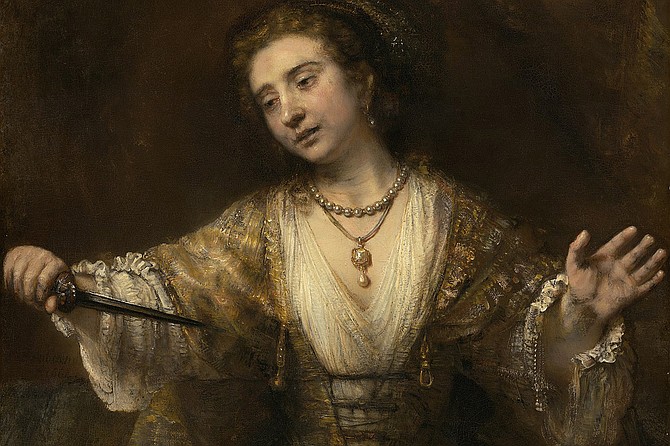 Lucretia, by Rembrandt