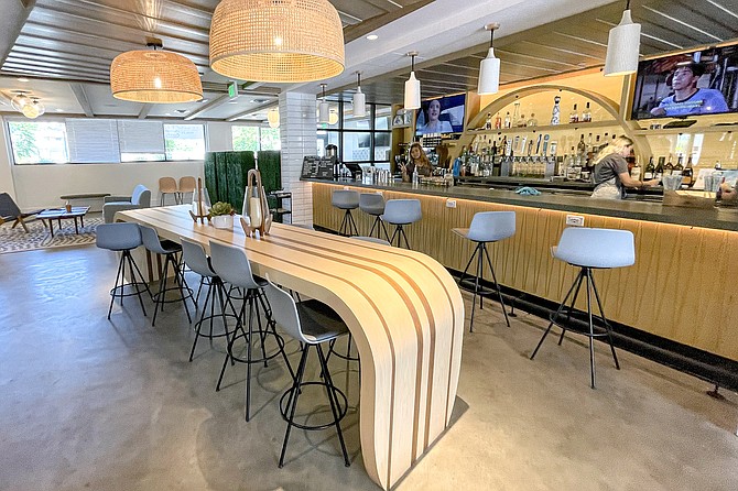 The stylish "Cal-Aussie" themed bar of Westerly Public House