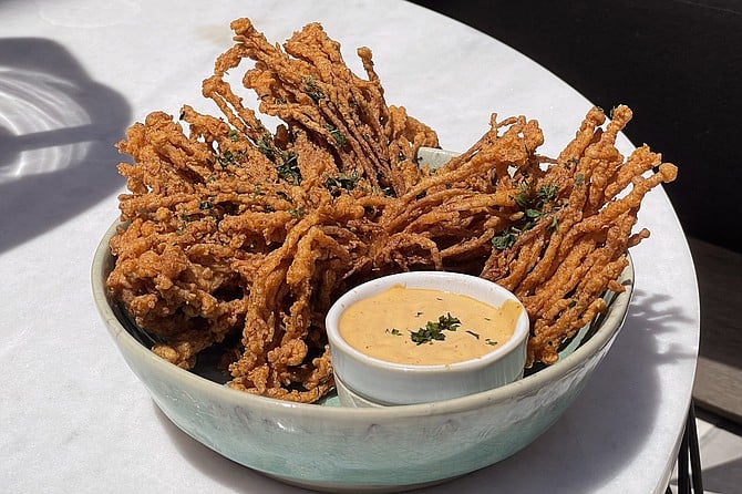 Forget about bloomin' onions; bloomin' enoki mushrooms offer better-imagined Australian food